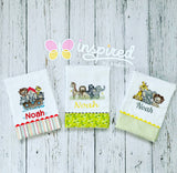 Noah’s Ark Themed Burp Cloths 3
