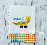 Mechanical Dinosaur Burp Cloth