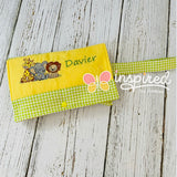 Fox and Sloth Themed Baby Bag, Diaper Changing Pad, Wipes Clutch, Baby Blanket, Burp Cloth and Bib for Boy