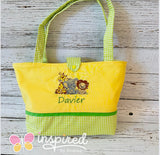 Fox and Sloth Themed Baby Bag, Diaper Changing Pad, Wipes Clutch, Baby Blanket, Burp Cloth and Bib for Boy