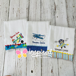 Planes Themed Burp Cloths 3