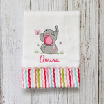 Elephant Burp Cloth