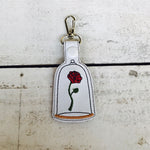 Enchanted Rose Keychain