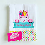 Unicorn Banner Burp Cloth