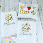 Mr. & Mrs. Towel and Pillow Set