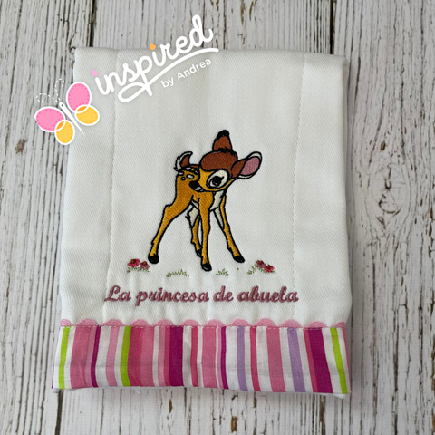 Baby Deer Burp Cloth