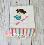 Cute Mermaid Burp Cloth