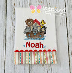 Noah’s Ark Themed Burp Cloths 3