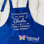 Personalized Apron for Grandma Option 1