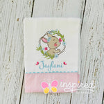 Bunny Burp Cloth