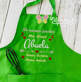 Personalized Apron for Grandma Option 1
