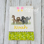 Noah’s Ark Themed Burp Cloths 3