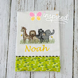 Noah’s Ark Themed Burp Cloths 3