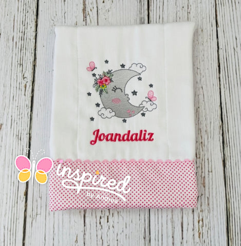 Lovely Moon Burp Cloth
