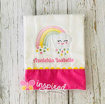 Rainbow Burp Cloth