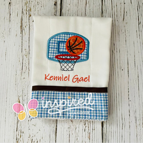 Basketball Hoop Burp Cloth